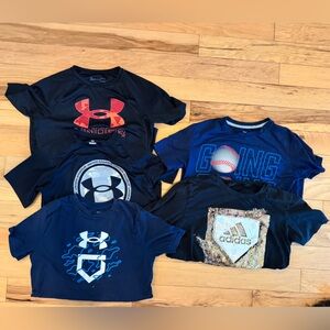 Under Armor, Adidas and Old Navy Boys Yoyth T-Shirts Lot